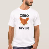 T-shirt Renard zéro donné (Devant)