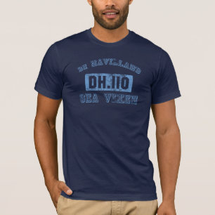 T-shirt renarde de mer de Havilland - BLEU
