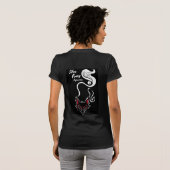 T-shirt Renards d'argent 2025 Cou V féminin (Dos entier)