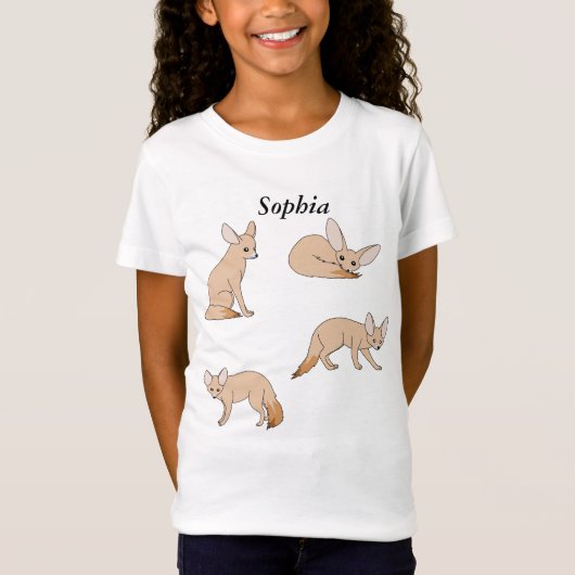T-Shirt Renards Fennecs (Devant)