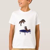 T-shirt renards trampolining (Devant)