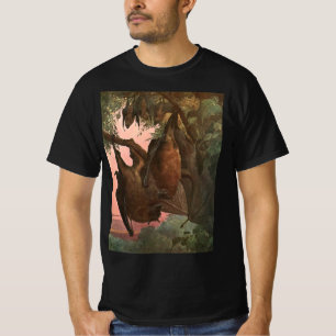 T-shirt Renards volants chauves-souris par Austen, Animaux