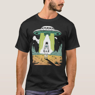 T-shirt Rencontre Alien Sur Une Planète Étrange