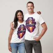T-shirt Rencontre de chien Beagle intergalactique (Unisexe)