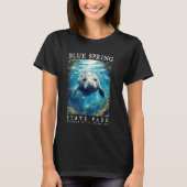 T-shirt Rencontre Manatee Blue Spring Underwater Haven Flo (Devant)