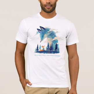 T-shirt Rencontre Renard esprit renard cosmique dans l'art