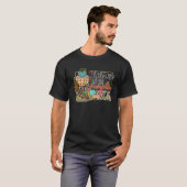 T-shirt Rencontrez-Moi Au Citrouille Patch Leopard Hello F (Devant entier)