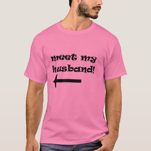 T-shirt Rencontrez mon mari - chemise de couples (Devant)