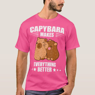 T-shirt Rend tout mieux Capybara Lover Funny Capyb