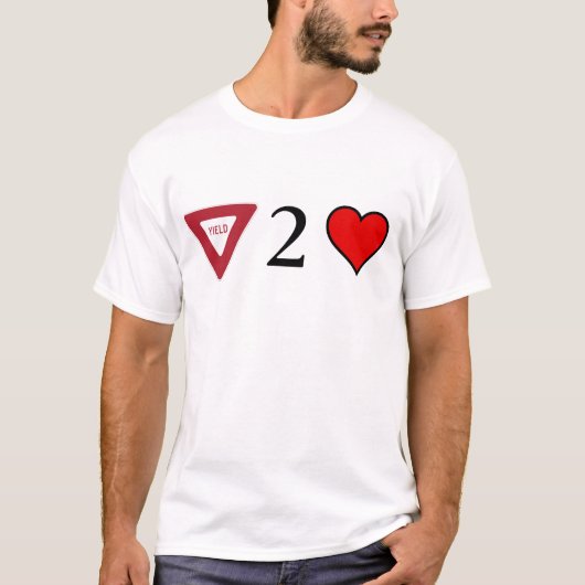 T-shirt Rendement à l'amour (Devant)