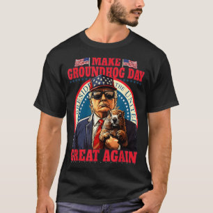 T-shirt Rendez à nouveau la journée de la marmotte géniale