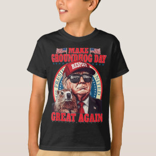 T-shirt Rendez à nouveau la journée de la marmotte géniale