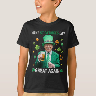 T-shirt Rendez la Saint-Patrick grandiose encore Leprechau