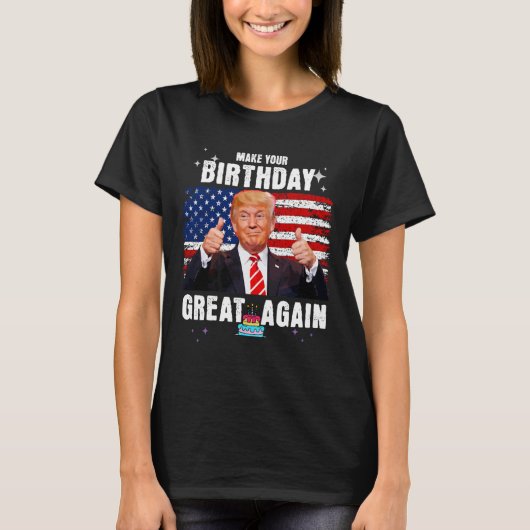 T-shirt Rendez votre anniversaire formidable (Devant)