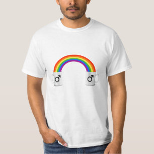 T-shirt Rendez-vous café arc-en-ciel gay