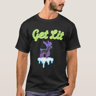 T-shirt Rendez-vous Néon Renne Drôle