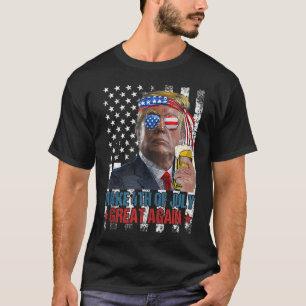 T-shirt Rendre 4 juillet grand à nouveau drôle Trump Améri