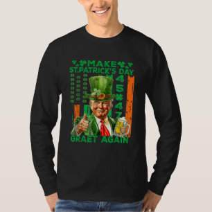 T-shirt Rendre à la Saint Patrick sa grande fête le drapea