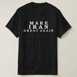 T-shirt Rendre à l'Iran sa grandeur Trump - audacieux Poli