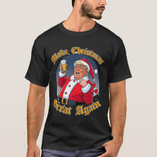 T-shirt Rendre à Noël sa grandeur 2024 Trump amusant Trump