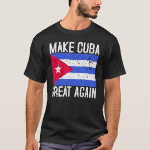 T-shirt Rendre Cuba plus belle Drapeau cubain cadeau 1