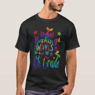 T-shirt Rendre Des Vagues De Sirène De 4E Année À L'École