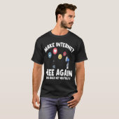 T-shirt Rendre Internet Libre Neutralité (Devant entier)