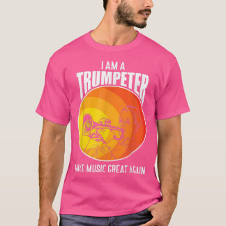 T-shirt Rendre la musique super, Trumpet Musicien