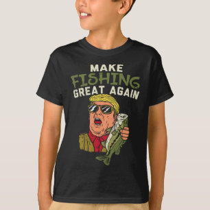 T-shirt Rendre la pêche à la beauté Trump amusant pêcheur