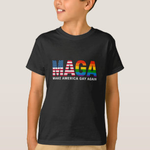T-shirt Rendre l'Amérique gay à nouveau Gay pride 2025 LGB