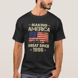 T-shirt Rendre l'Amérique grande depuis 1996 Retro 26E Bir