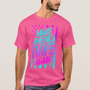 T-shirt Rendre l'Amérique rave Techno Festival Edm Dj Usa