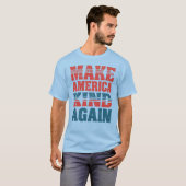 T-SHIRT RENDRE L'AMÉRIQUE SORTE (Devant entier)