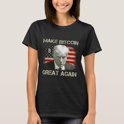 T-shirt Rendre le Bitcoin super encore amusant Maga Pro Tr (Devant)