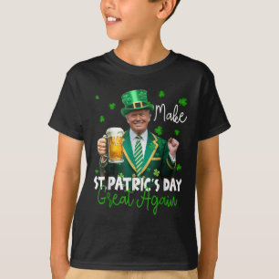 T-shirt Rendre le Jour de la Saint Patrick grand Shamrock 