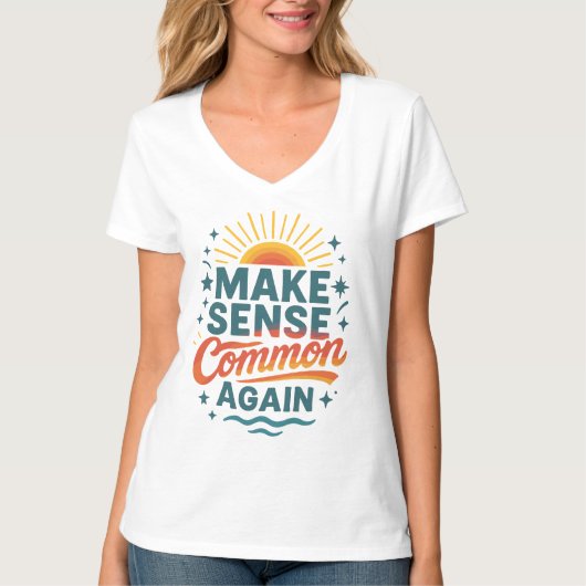 T-shirt Rendre le sens commun (Devant)