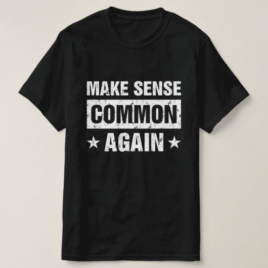 T-shirt Rendre le sens commun (Design devant)