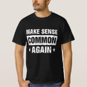 T-shirt Rendre le sens commun (Devant)