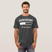 T-shirt Rendre l'éditeur vidéo Animation Visual SFX (Devant entier)