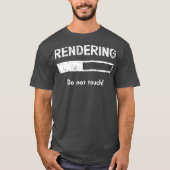 T-shirt Rendre l'éditeur vidéo Animation Visual SFX (Devant)