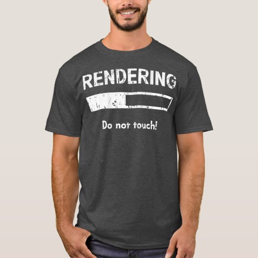 T-shirt Rendre l'éditeur vidéo Animation Visual SFX (Devant)