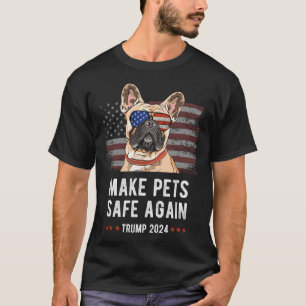 T-shirt Rendre les animaux de compagnie en sécurité Chien 