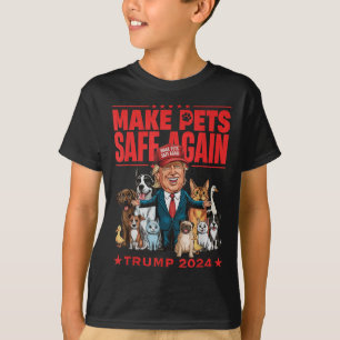 T-shirt Rendre les animaux en sécurité Trump 2024 Sauver n