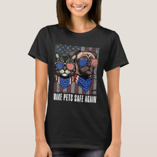 T-shirt Rendre Les Animaux Sécurisés Trump Harris Débat Ma