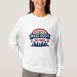 T-shirt Rendre les chiens sûrs à nouveau Trump Election
