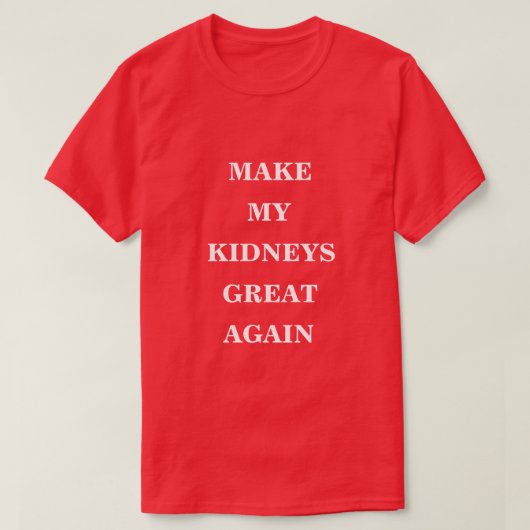 T-shirt Rendre mes reins magnifiques (Design devant)