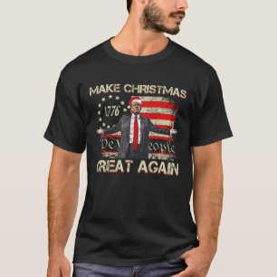 T-shirt Rendre Noël grand Père Noël Trump Xmas We The The