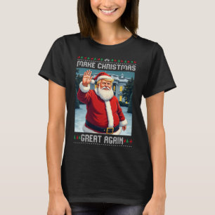 T-shirt Rendre Noël super Trump à nouveau Noël laid