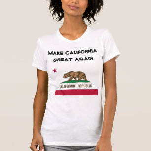 T-shirt Rends la Californie grande à nouveau. Nouveau lea