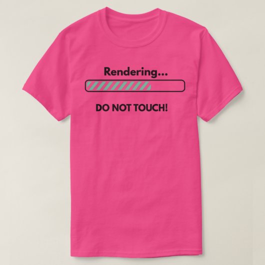 T-shirt Rendu d'édition vidéo amusant Ne touchez pas à la  (Design devant)